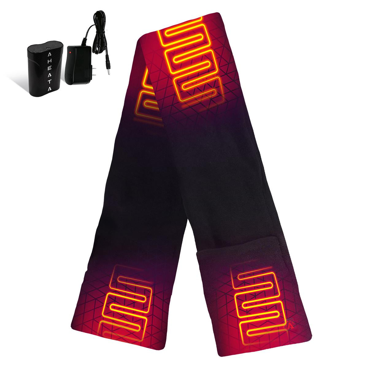 Aheata 7V Battery Heated Fleece Scarf Aheata 7V Battery Heated Fleece Scarf - Front
