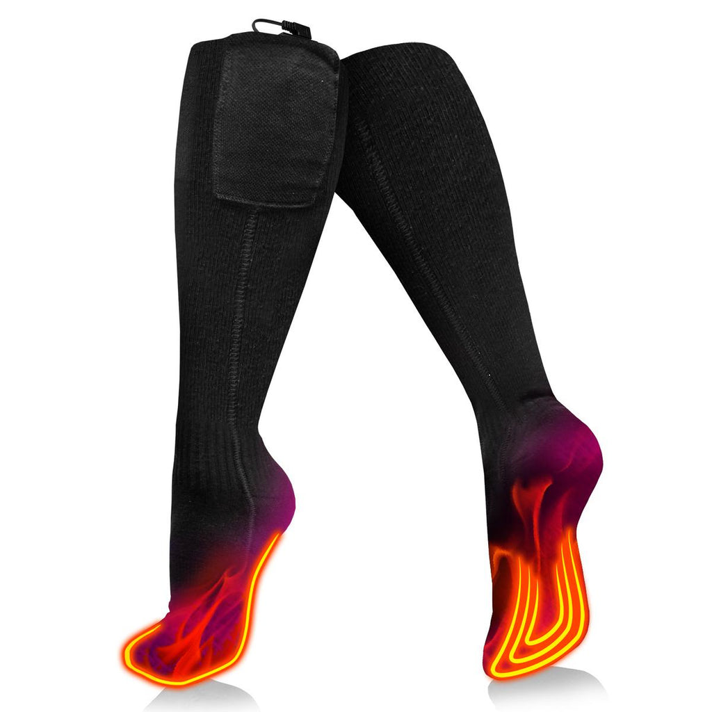 5V 5000mAh Heated Socks 4 Gears Adjustable Electric Socks for Men