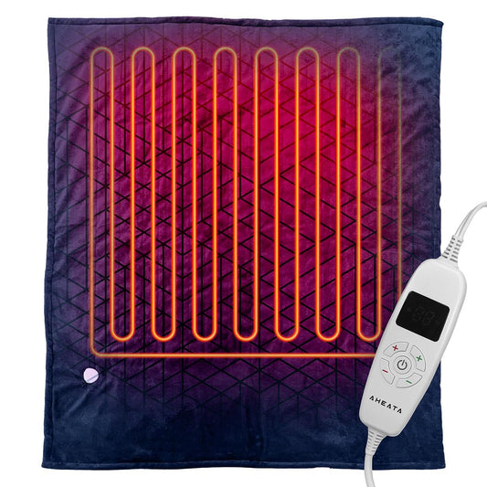 Aheata Heated Throw with Digital Controller - Front