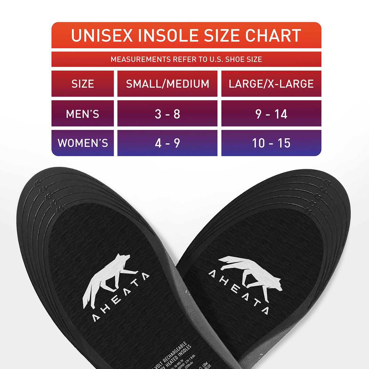 Aheata Rechargeable Heated Insoles with Remote Aheata Rechargeable Heated Insoles with Remote