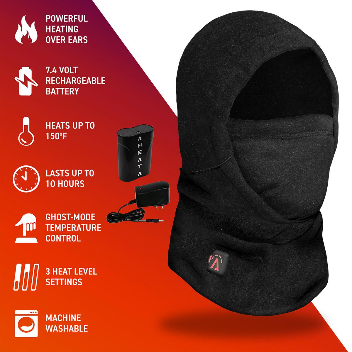 Aheata 7V Battery Heated Balaclava Aheata 7V Battery Heated Balaclava - Info