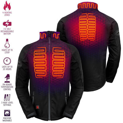 Open Box Aheata 7V Men's Battery Heated Jacket - Back
