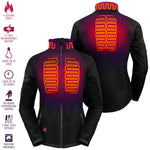 Aheata 7V Women's Softshell Battery Heated Jacket - Back