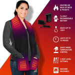 Aheata 7V Battery Heated Fleece Scarf - Info