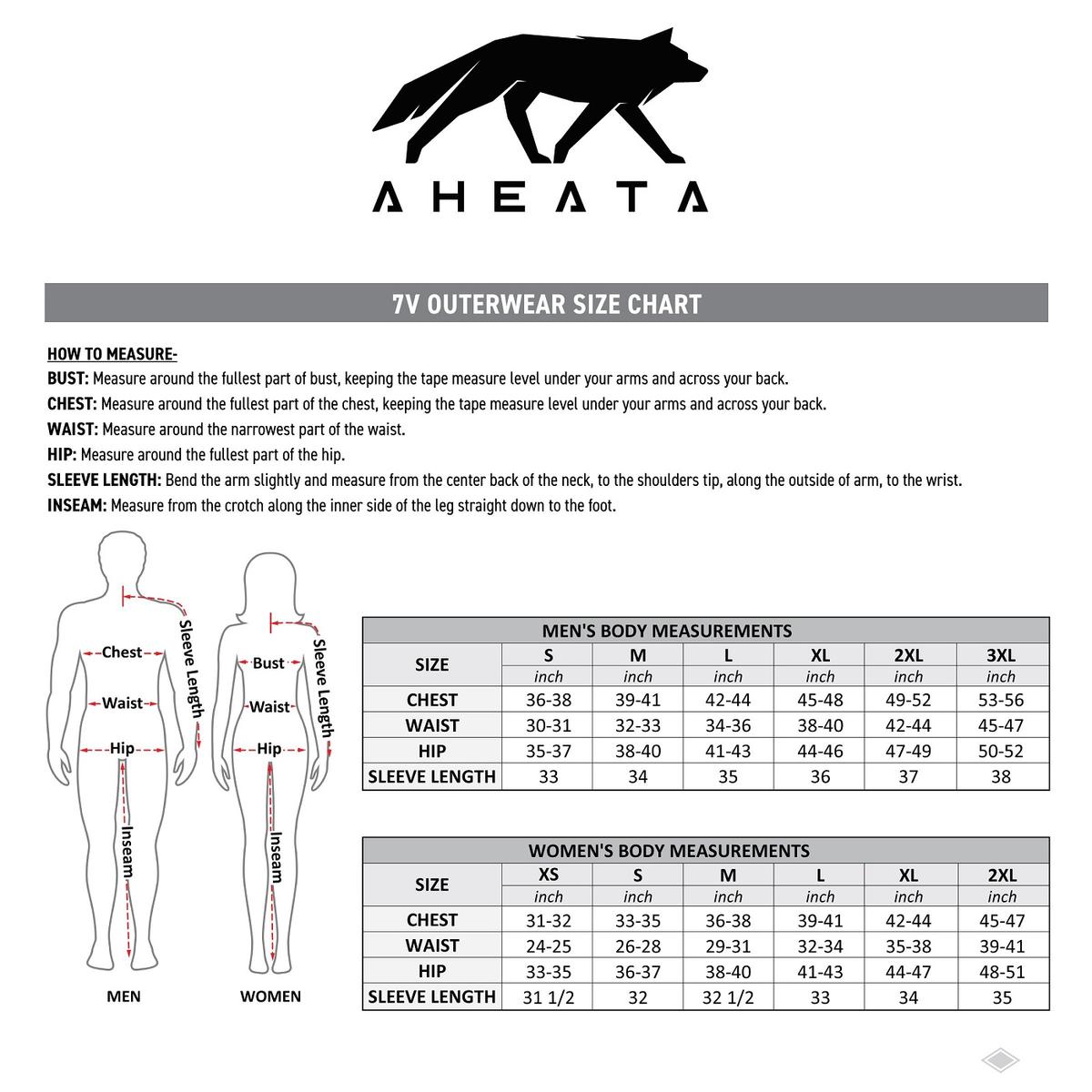 Aheata 7V Men's Battery Heated Jacket - Info