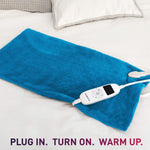 Aheata Heated Pad With Digital Controller - Back
