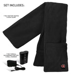 Aheata 7V Battery Heated Fleece Scarf - Back