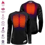 Aheata 7V Women's Battery Heated Shirt - Back