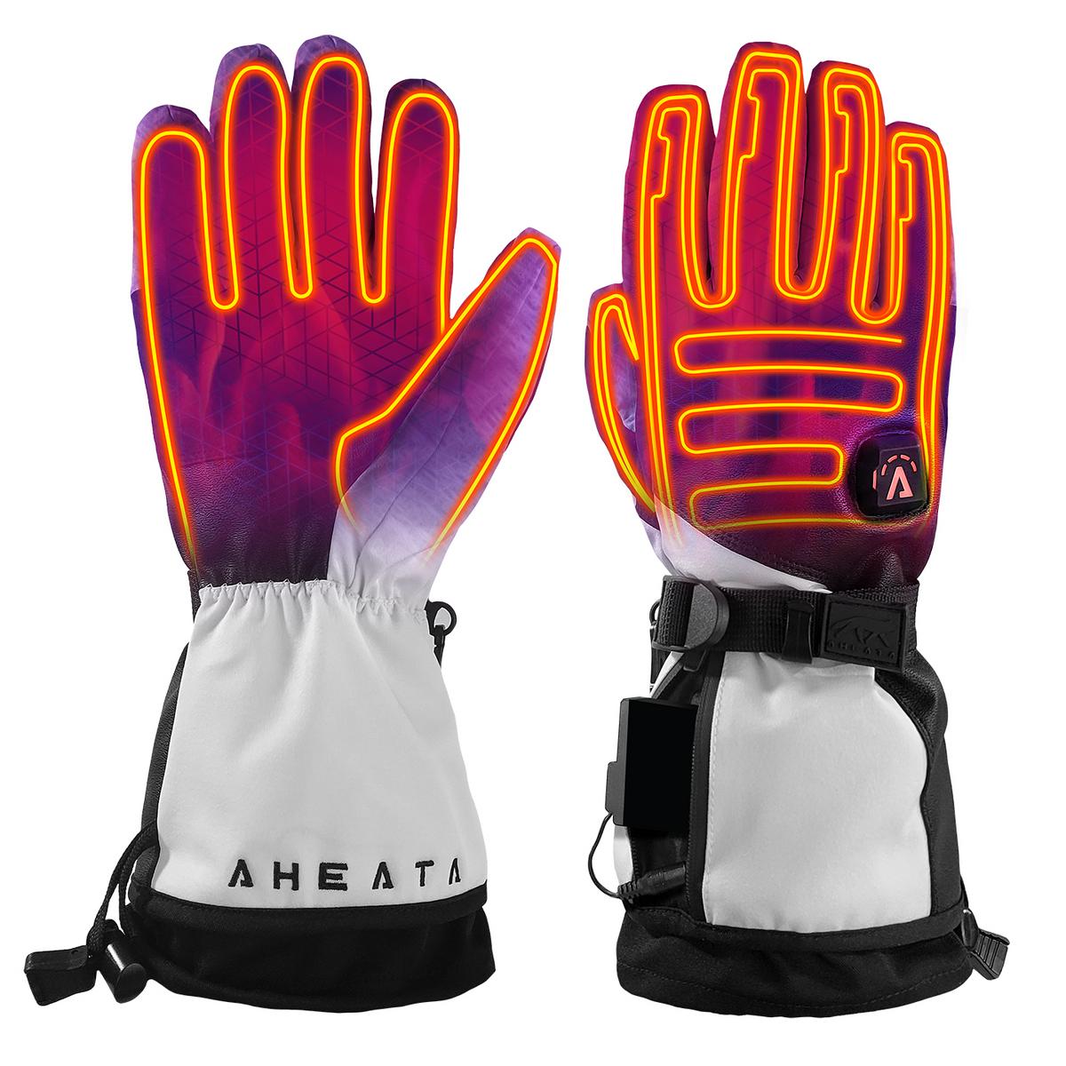 Aheata 7V Battery Heated Flex Textile Gloves - Front