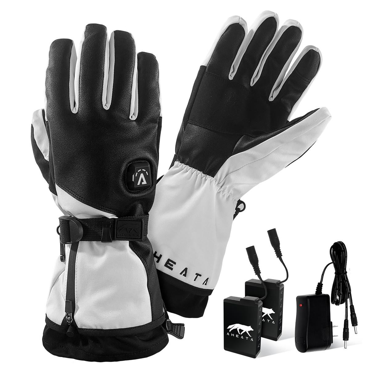 Aheata 7V Battery Heated Flex Textile Gloves - Back