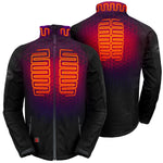 Aheata 7V Men's Softshell Battery Heated Jacket - Front