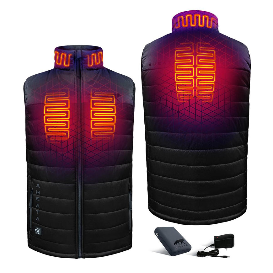 Aheata 7V Men's Heated Vest with Battery Pack